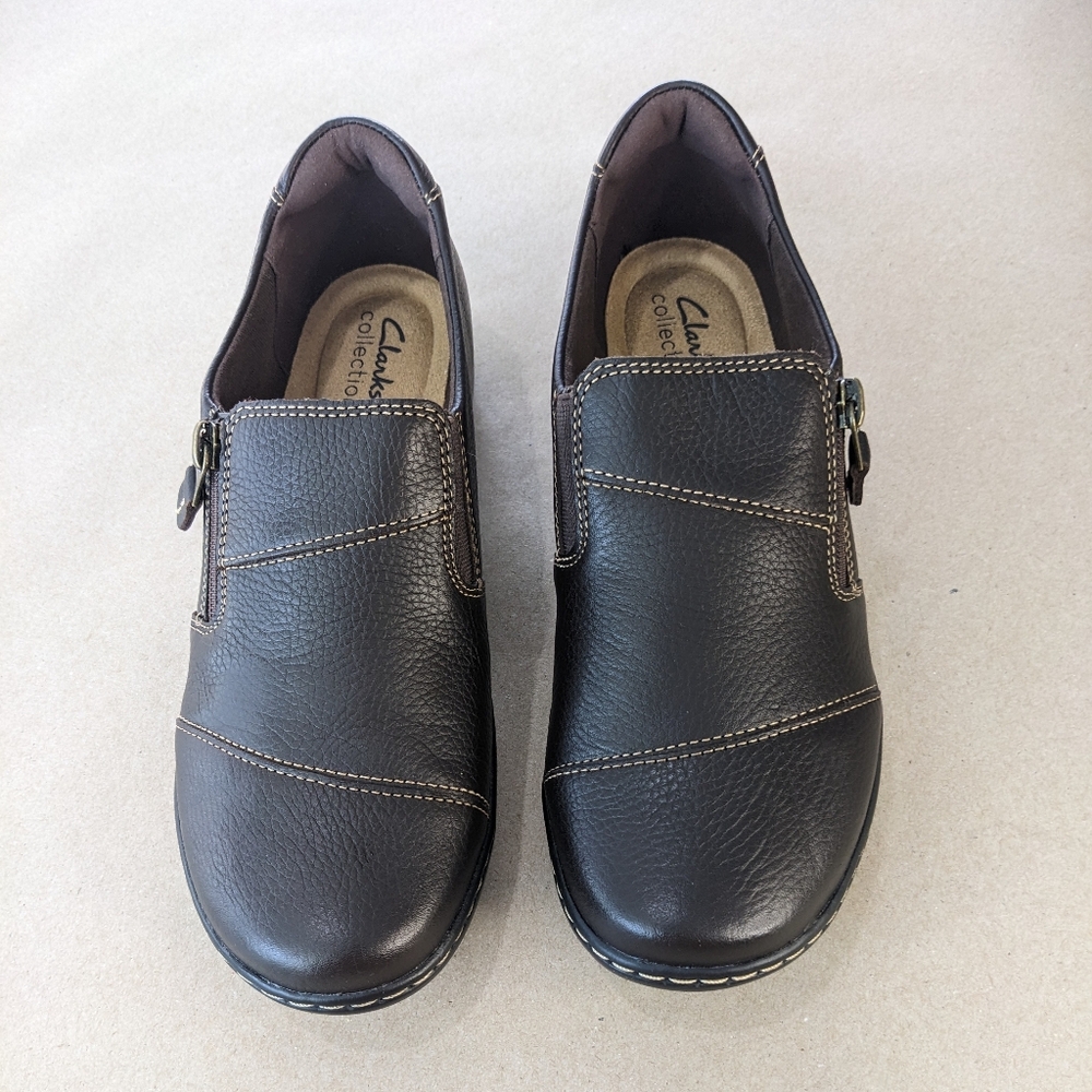 Clarks Women's Brown Leather Cora Harbor Shoe